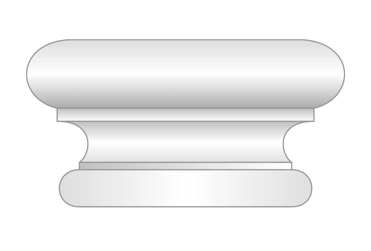 POF-1C oszlopgyűrű natúr 25-34 cm