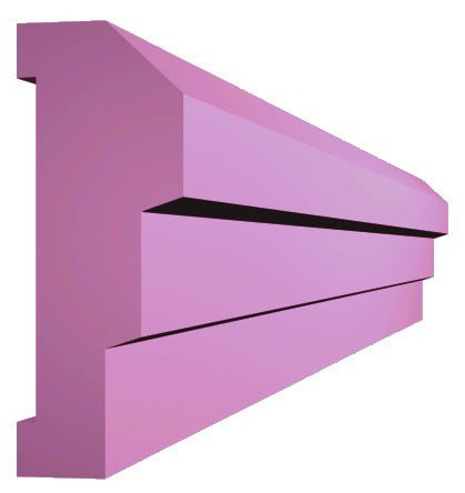 RKL-08 kültéri natúr díszléc 30x75x1250 mm
