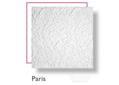 01 Paris keretes mennyezeti burkolólap, 50x50 cm, vastagsága 10 mm